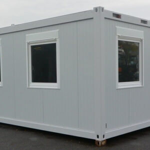 2 Containers 20’ agencés + 4 Fenêtres + 1 Porte Neuf