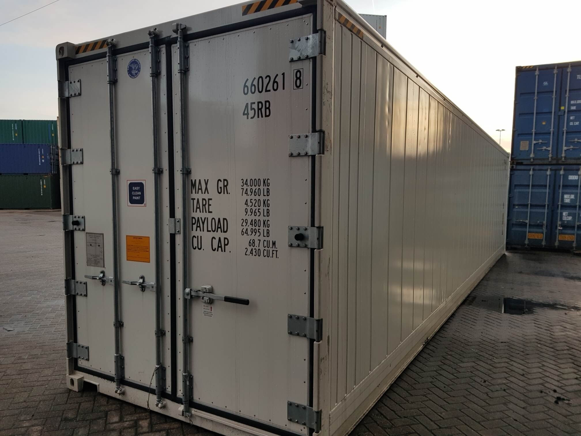 Container 40 Pieds High Cube Reefer Occasion
