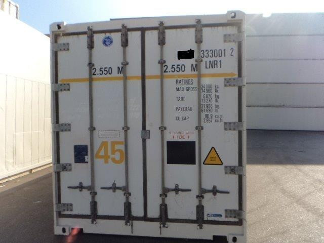 Container 45 Pieds Pallet Wide High Cube Reefer Occasion