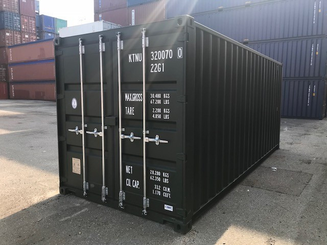 Container 20 Pieds Dry Occasion-Vert