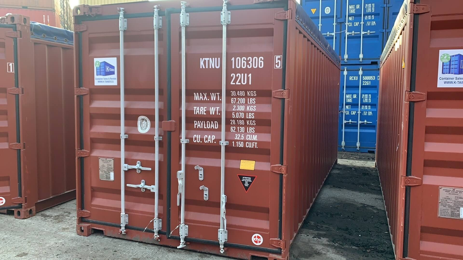 Container 20 Pieds Open Top occasion