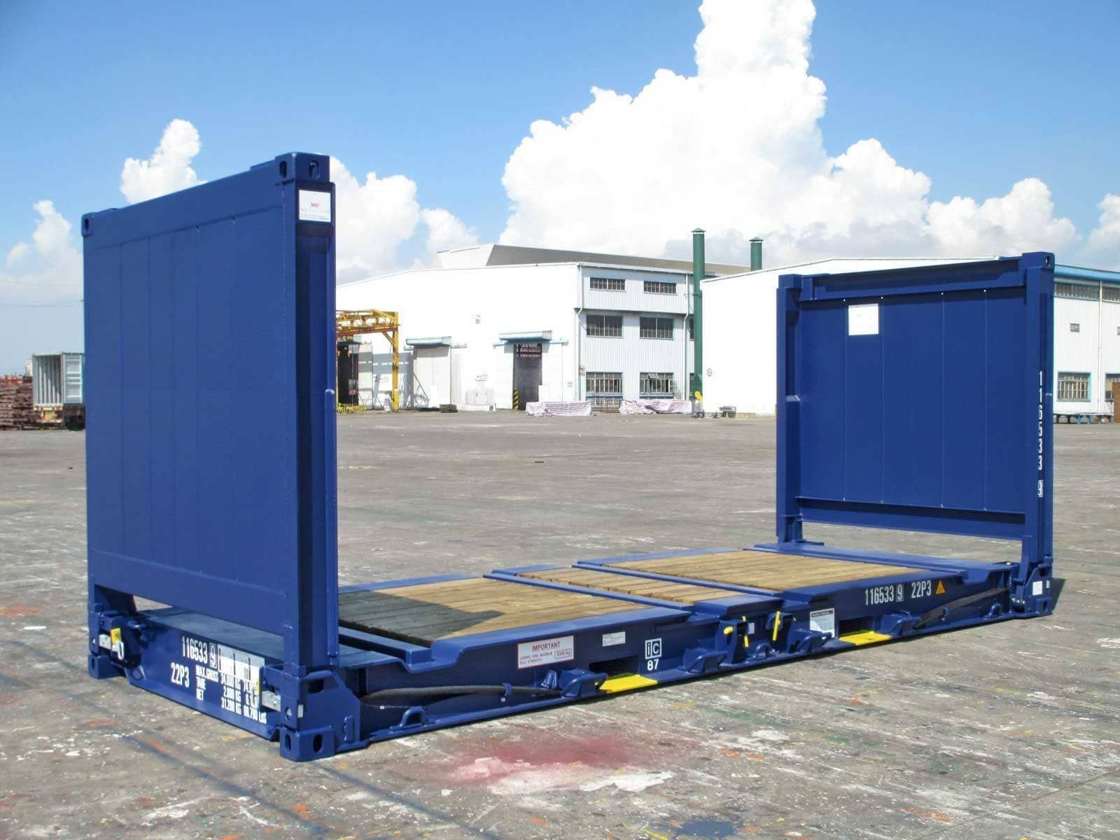Container 20 pieds flat rack Neuf