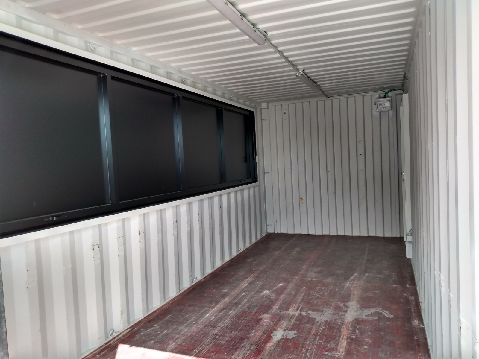 Container Bar Noir De 20 Pieds