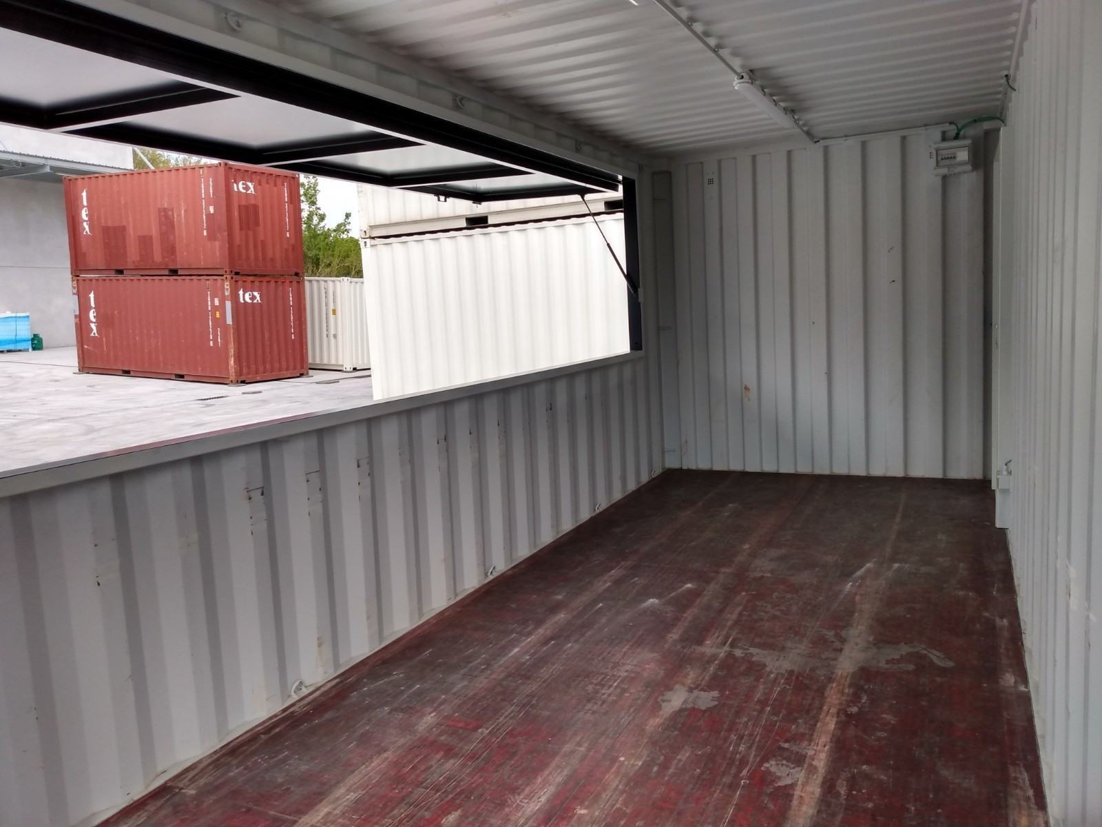 Container Bar Noir De 20 Pieds