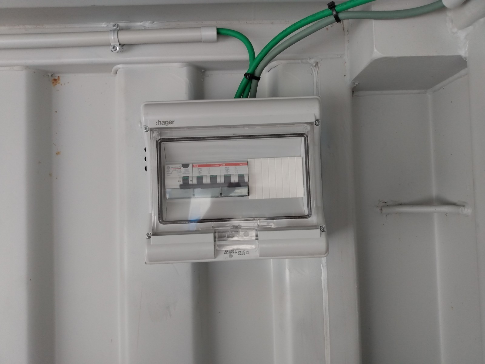 Container Bar Noir De 20 Pieds