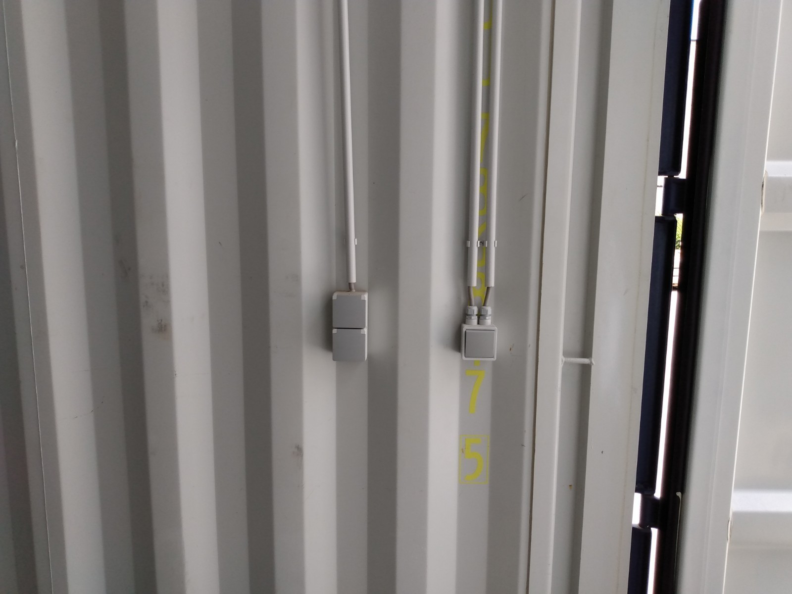 Container 20 Pieds Avec Électricité Et Éclairage Neuf