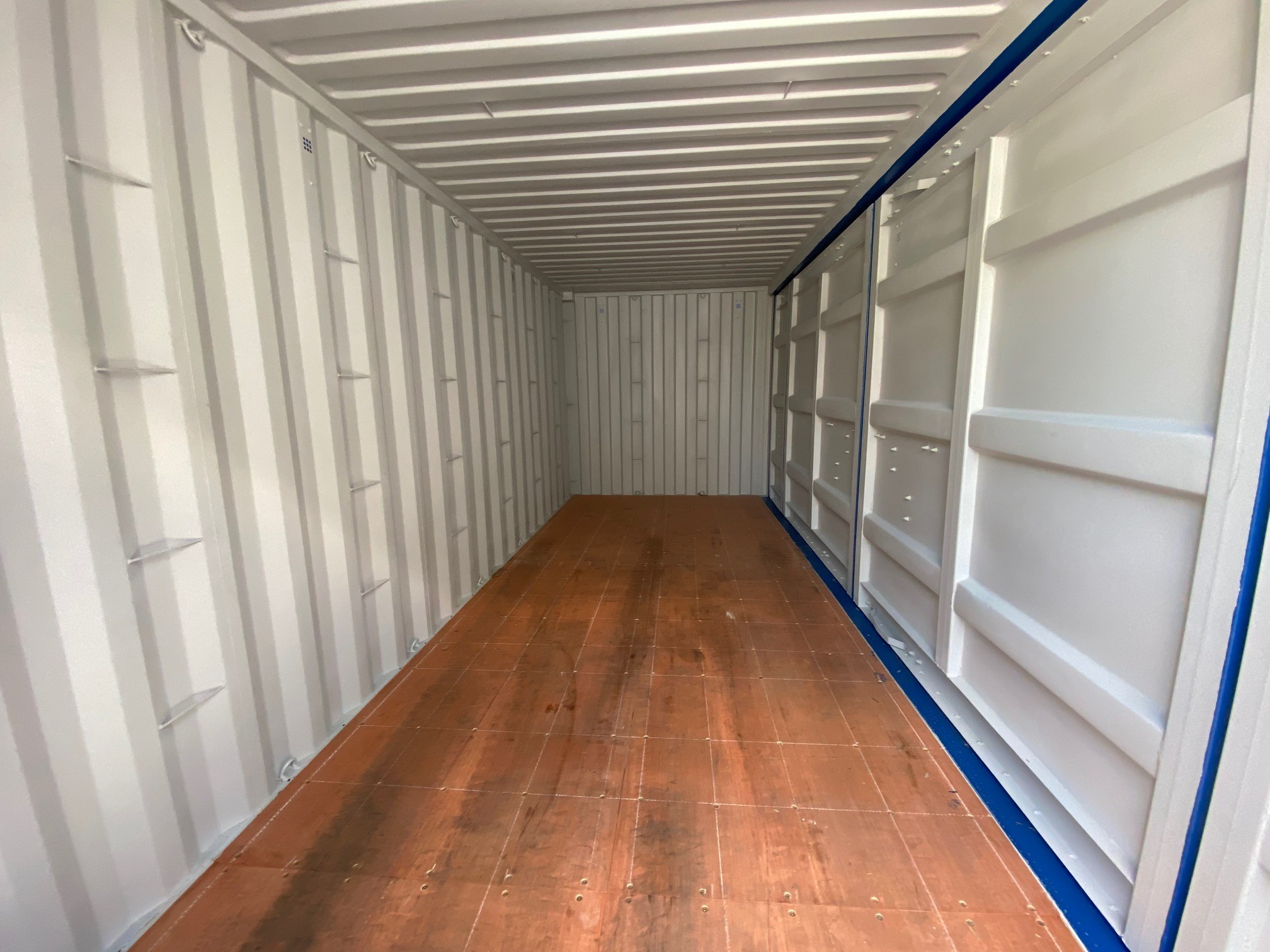 Container 20 Pieds Open Side Bleu Neuf