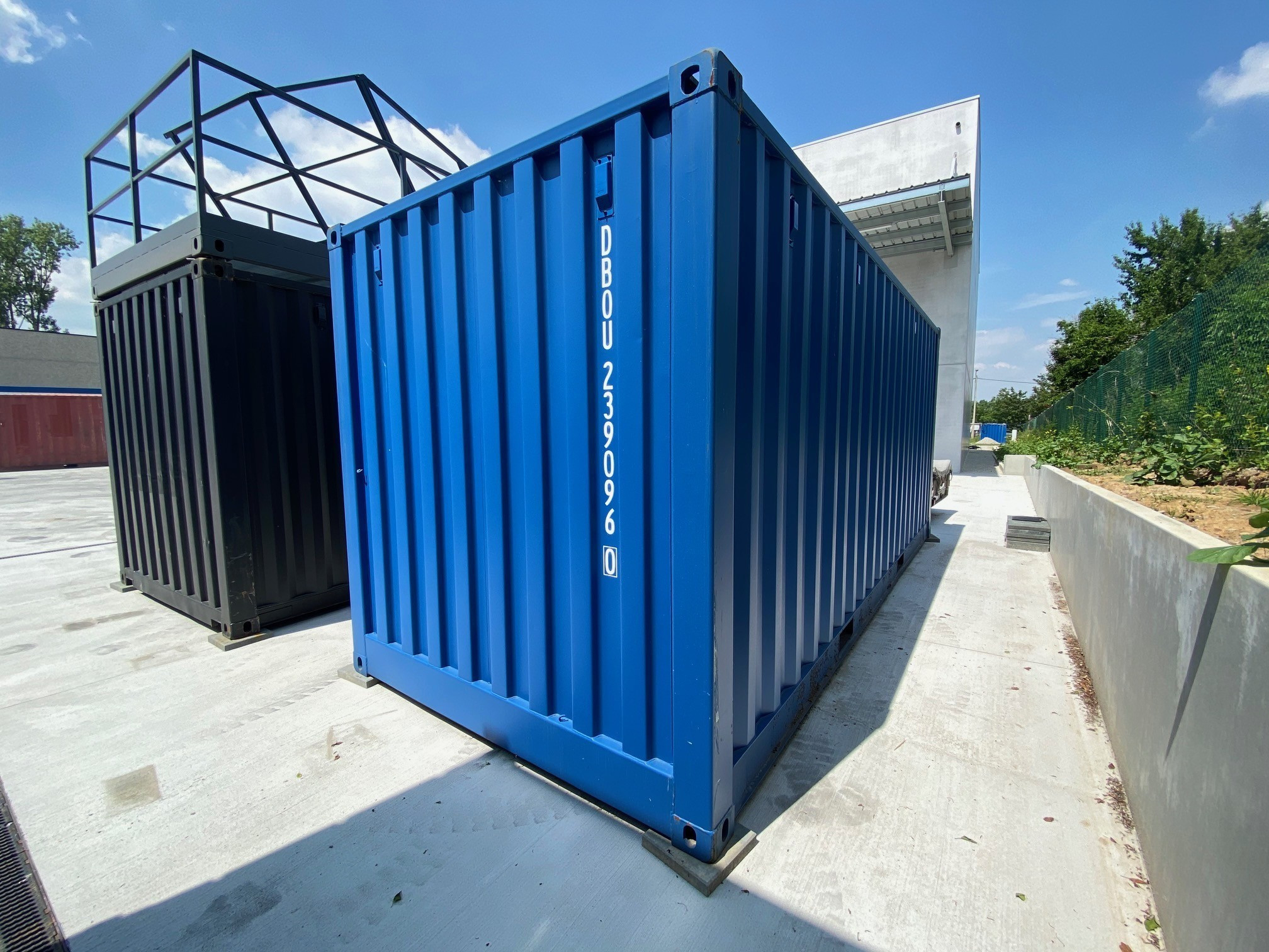 Container 20 Pieds Open Side Bleu Neuf
