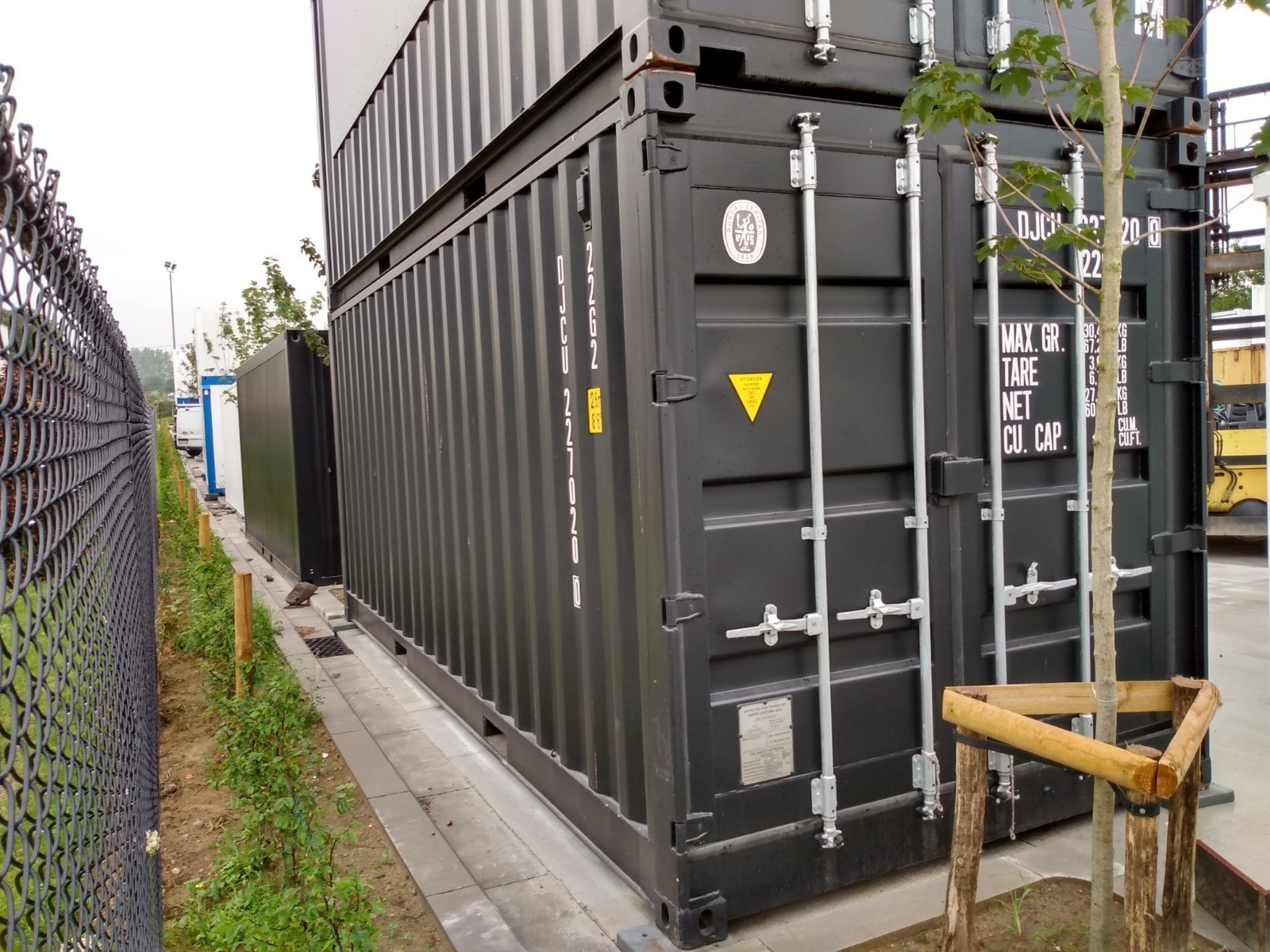 Container 20 Pieds Open Side Noir Neuf