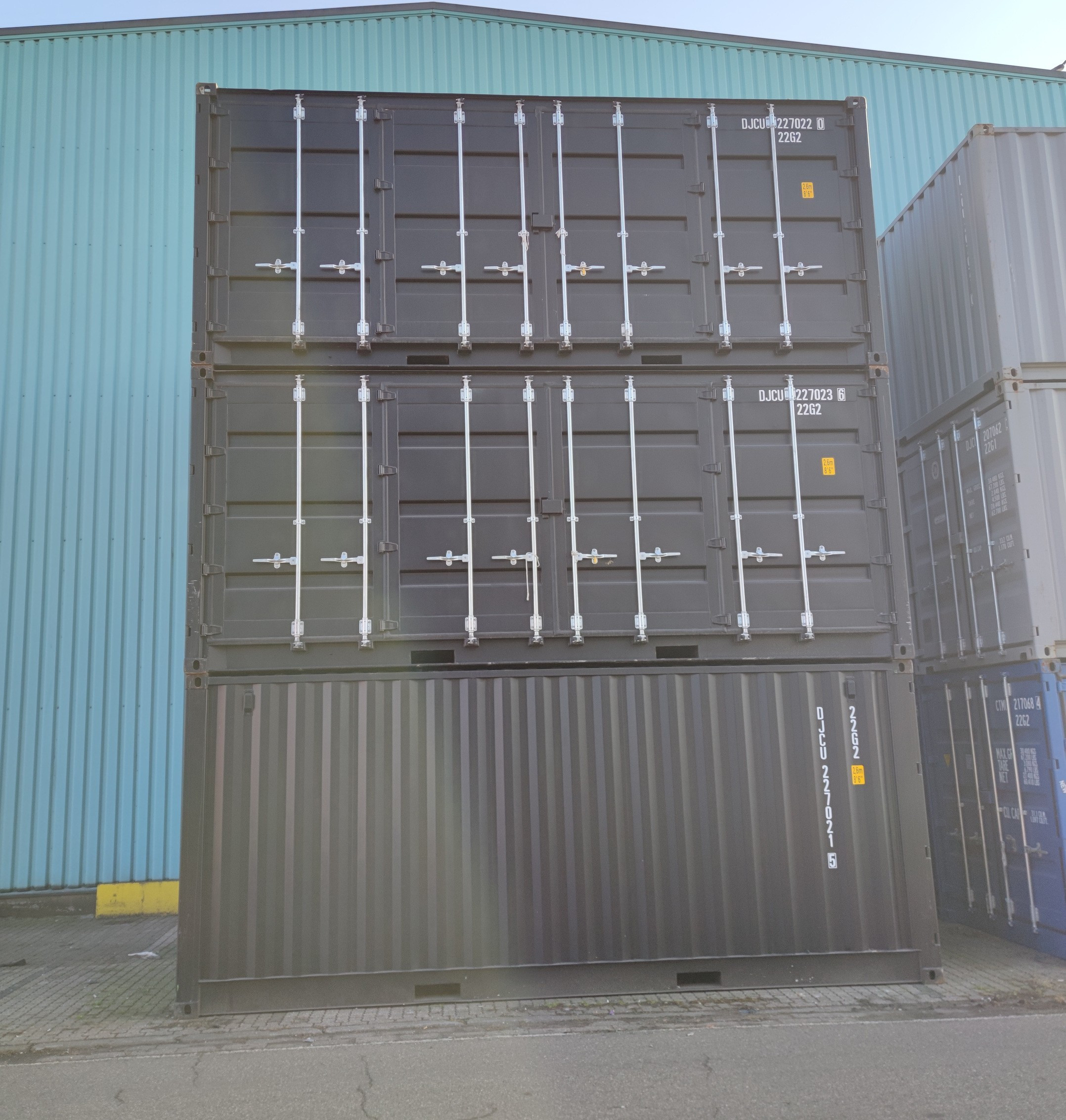 Container 20 Pieds Open Side Noir Neuf