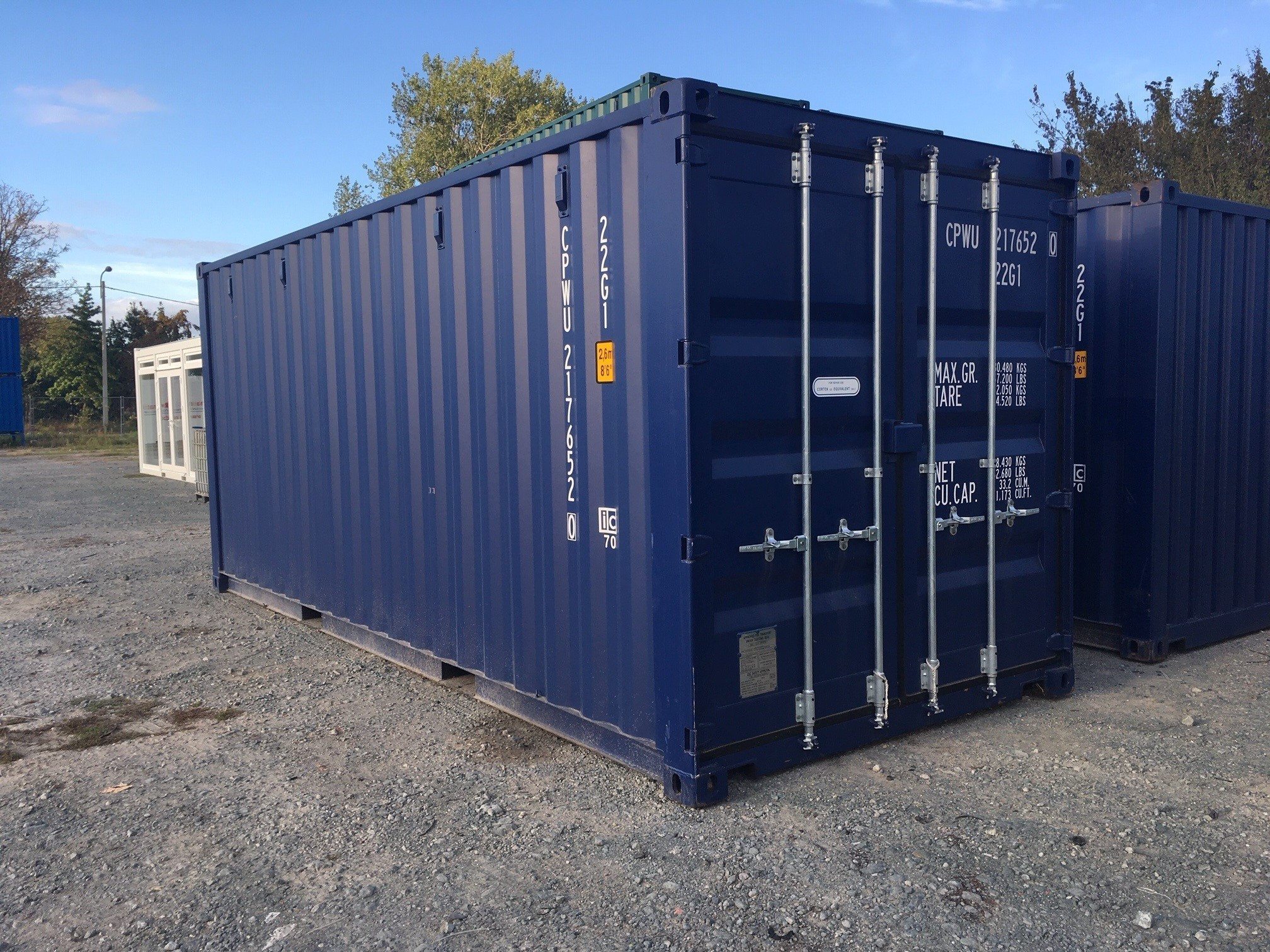 Container Maritime 20 Pieds Dry Premier Voyage (Neuf)