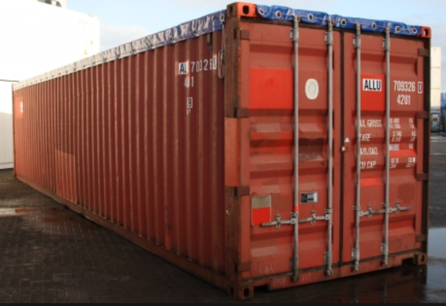 Container Maritime 40 Pieds Open Top Occasion