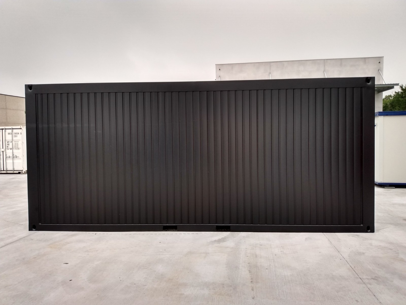 Container De Bureau Noir 6 X 3 M