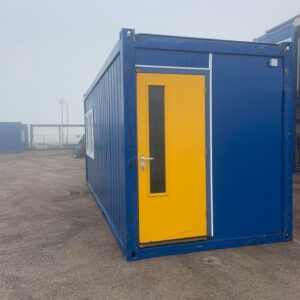 Bungalow De Chantier 20 Pieds (6m) avec 4 Fenêtres + 1 porte vitrée