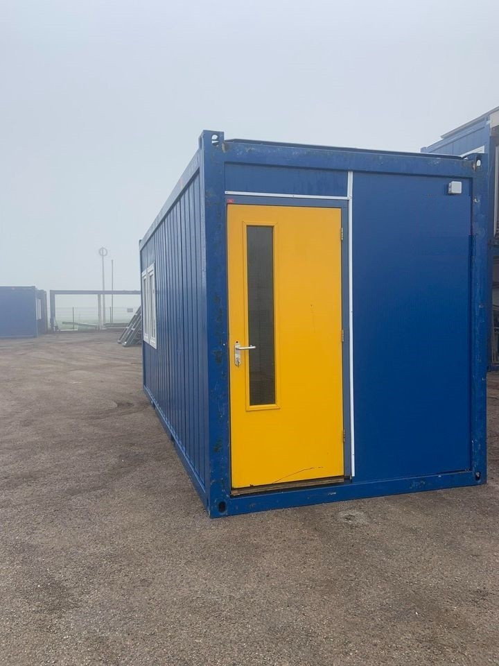 Bungalow De Chantier 20 Pieds (6m) avec 4 Fenêtres + 1 porte vitrée