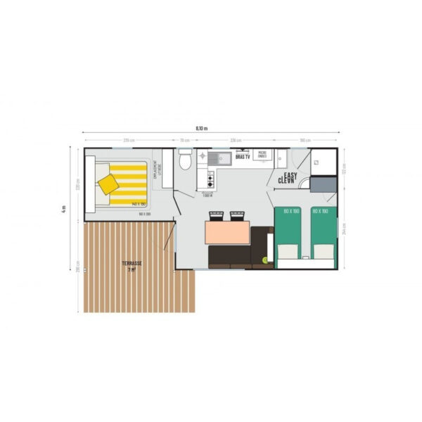 Mobil Home IRM 9.1m x 4m (36.4m²) Neuf